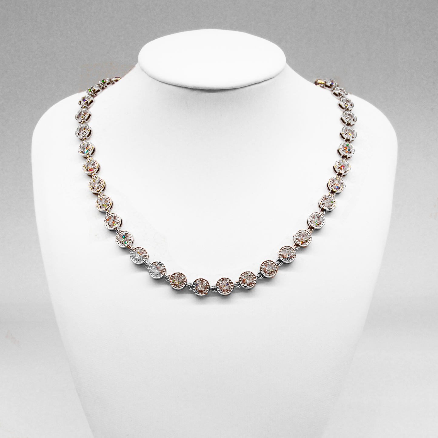 Collana Cerchi Strass
