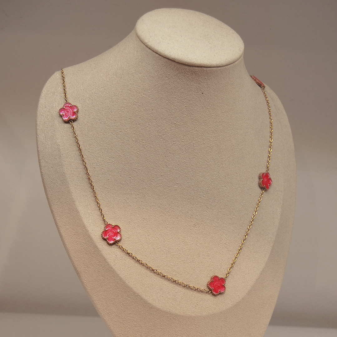 Collana quadrifoglio