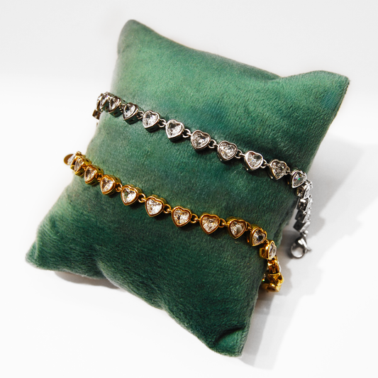 Bracciale Tennis Cuore